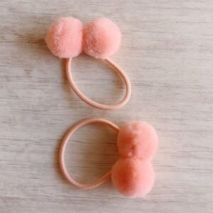 Elasticos Pom Pom rosa